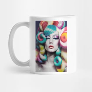 Candy Glitter Head Mug